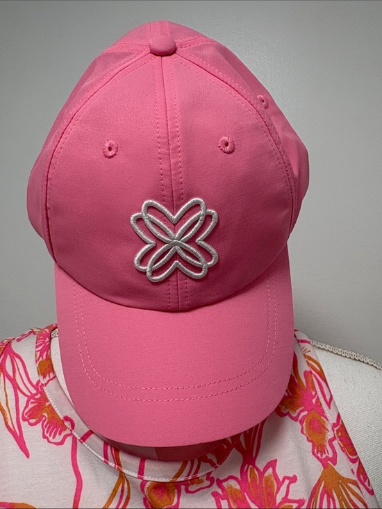 Lilly Pulitzer Accessories - Lilly Pulitzer Pink Logo Baseball Cap